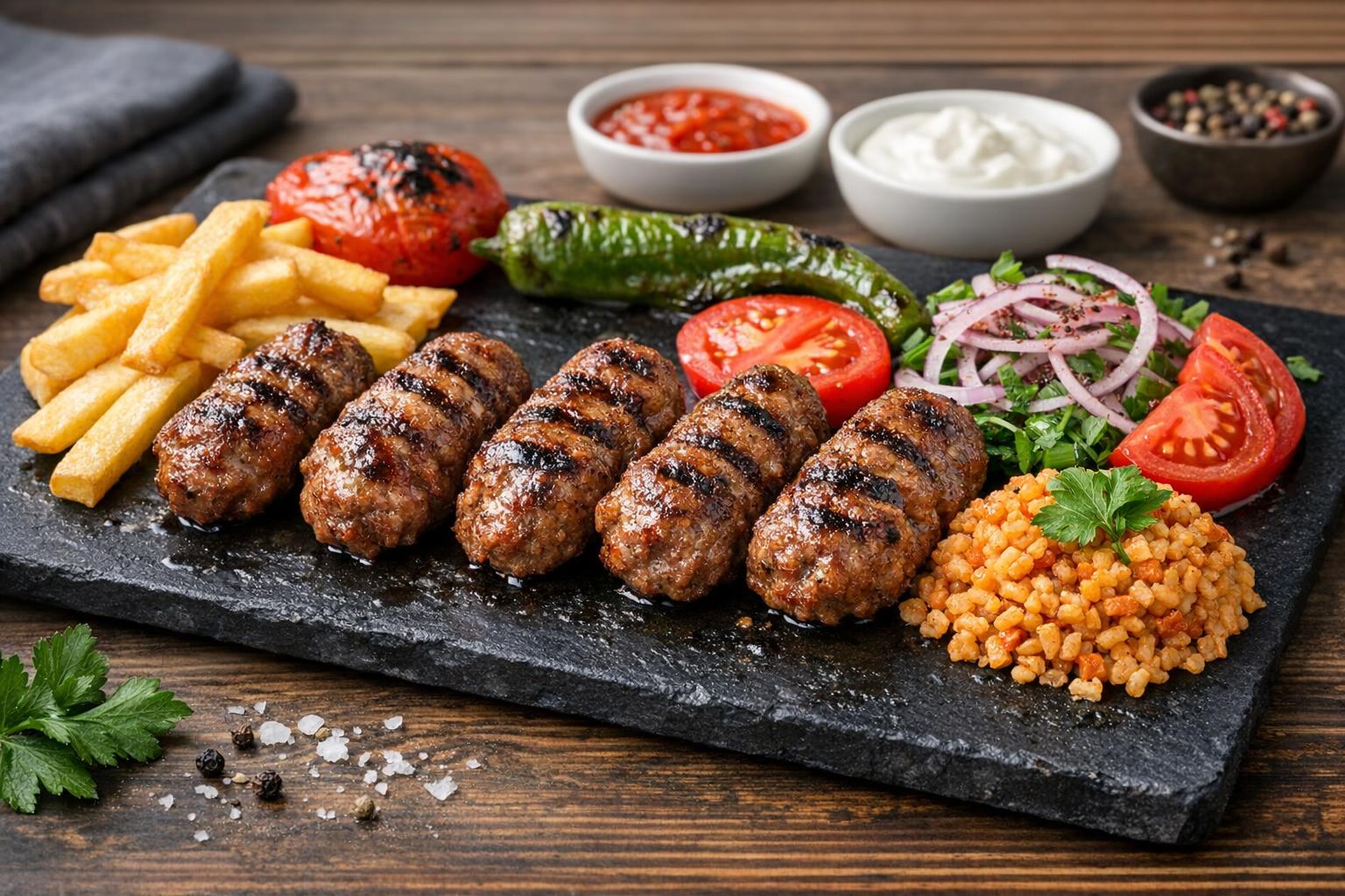 Akçaabat Meatballs - Turkish Spiced Beef and Bulgur Köfte