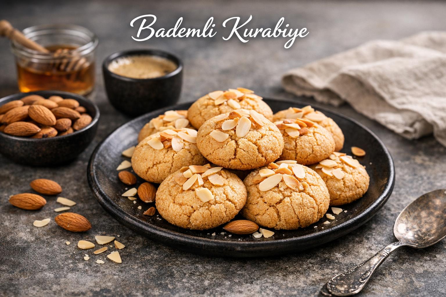 Türkische Mandelkekse - Zarte Bademli Kurabiye