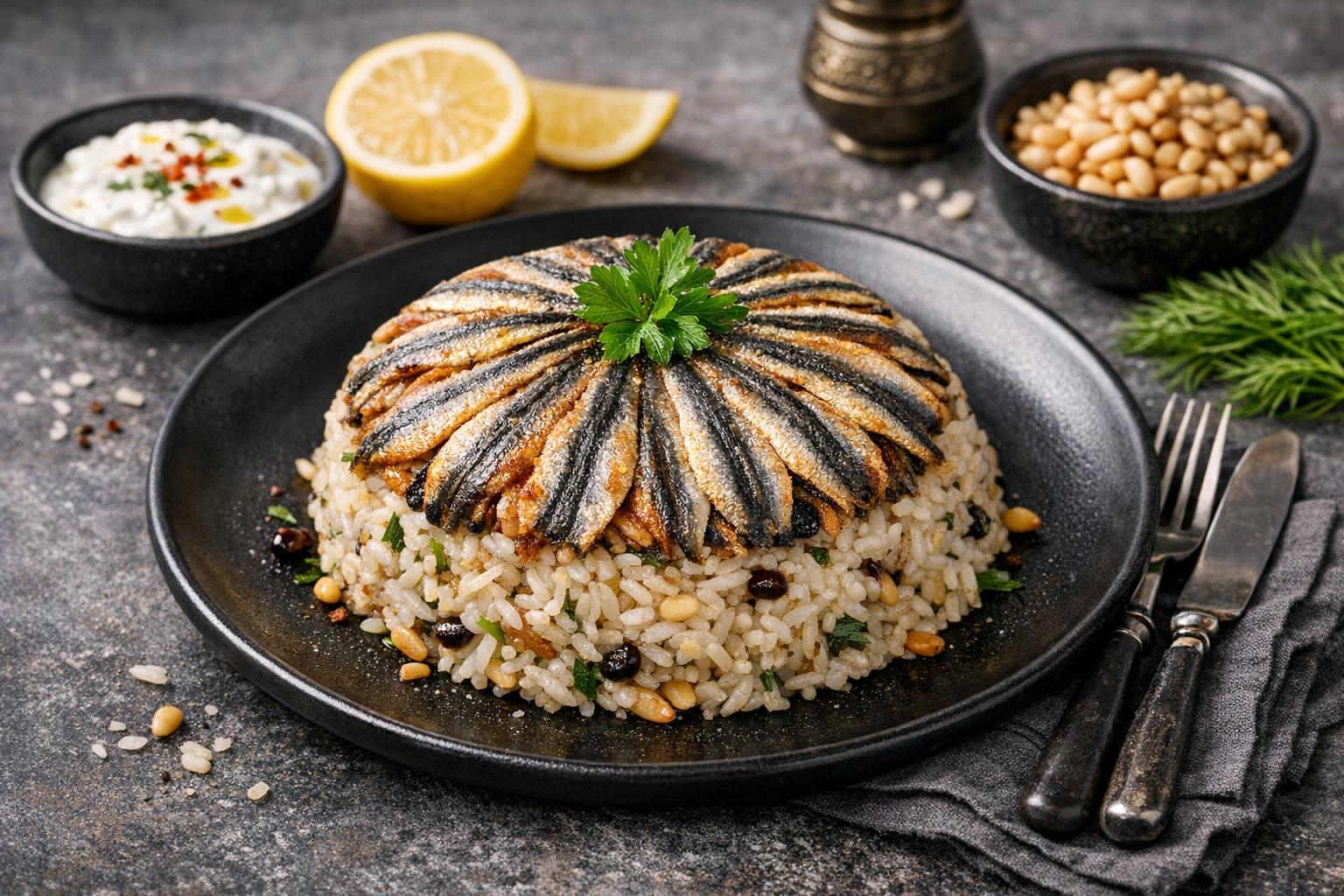 Hamsili Pilav - Türkischer Sardellen-Reis