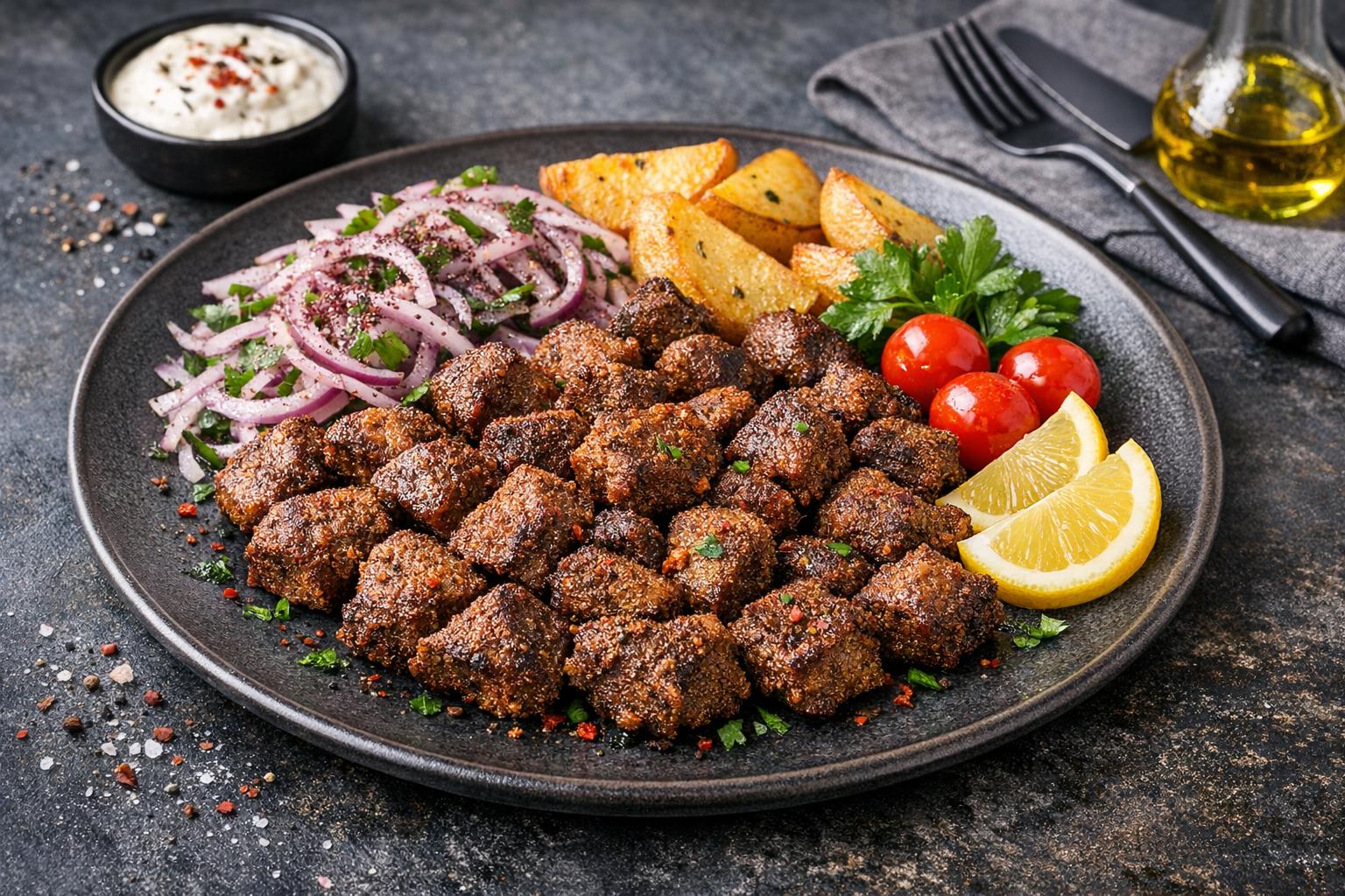 Albanian-Style Fried Liver with Onions