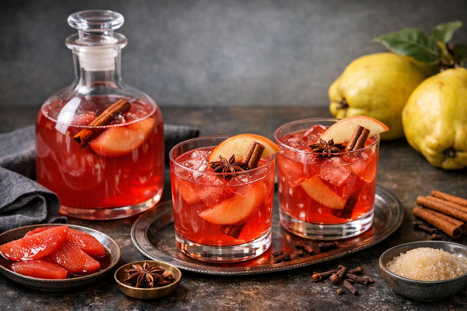 Turkish Quince Sherbet (Ayva Şerbeti)