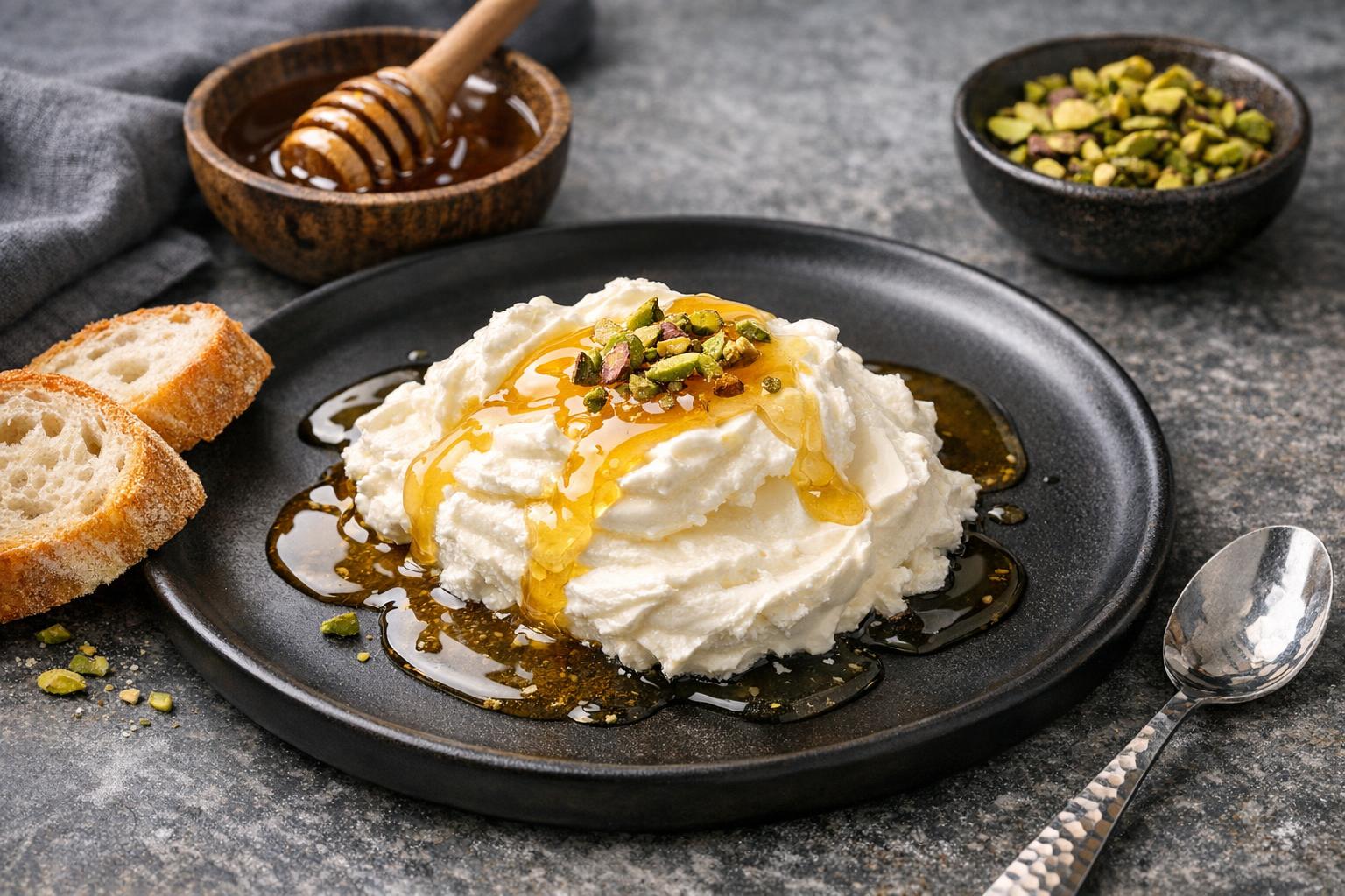 Bal Kaymak - Türkische Honig-Sahne mit gerösteten Nüssen