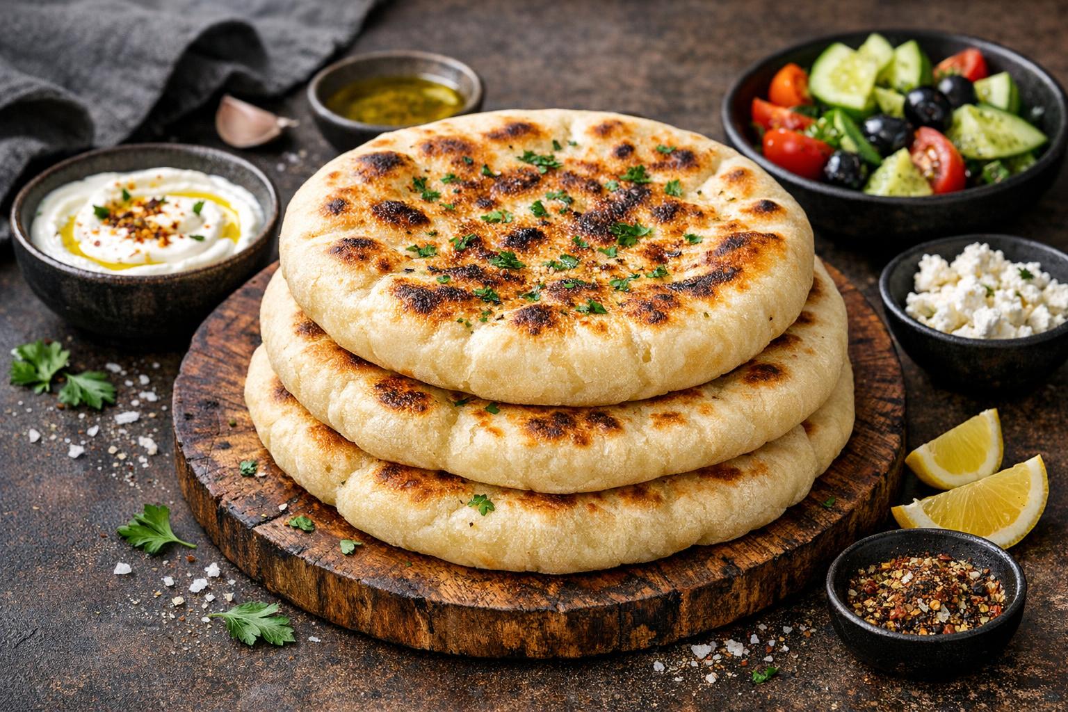 Turkish Bazlama Flatbread