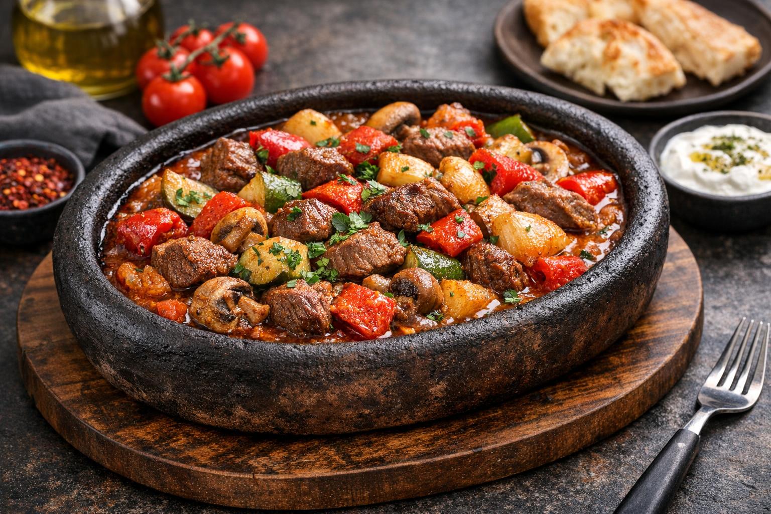 Turkish Beef Stew with Vegetables