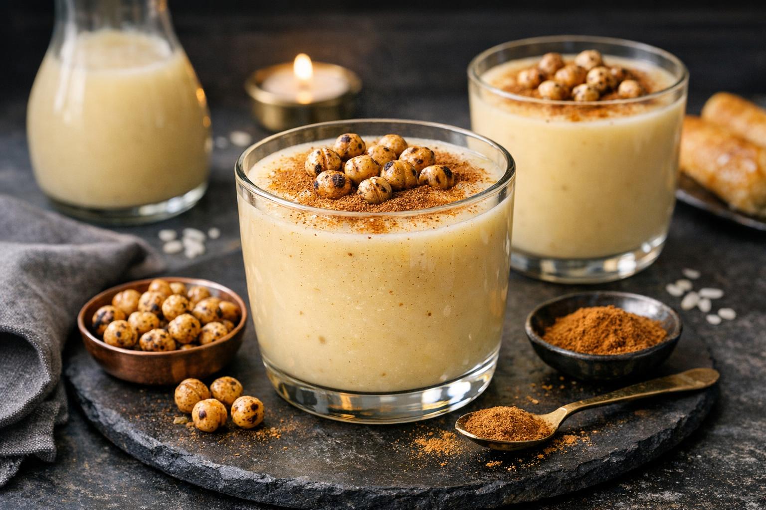 Traditional Turkish Boza - Fermented Millet Drink