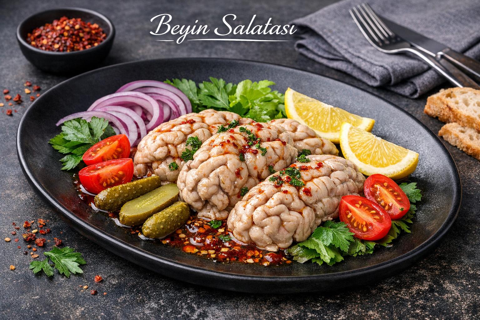 Türkischer Hirnsalat - Beyin Salatası