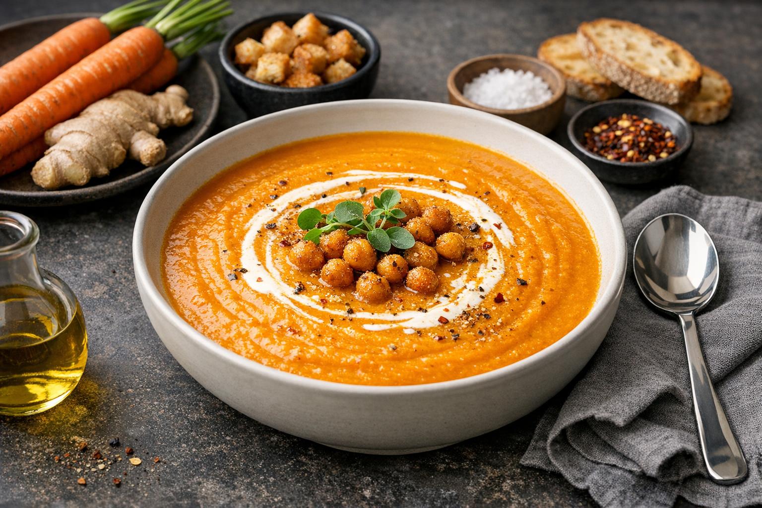 Turkish Carrot Ginger Soup