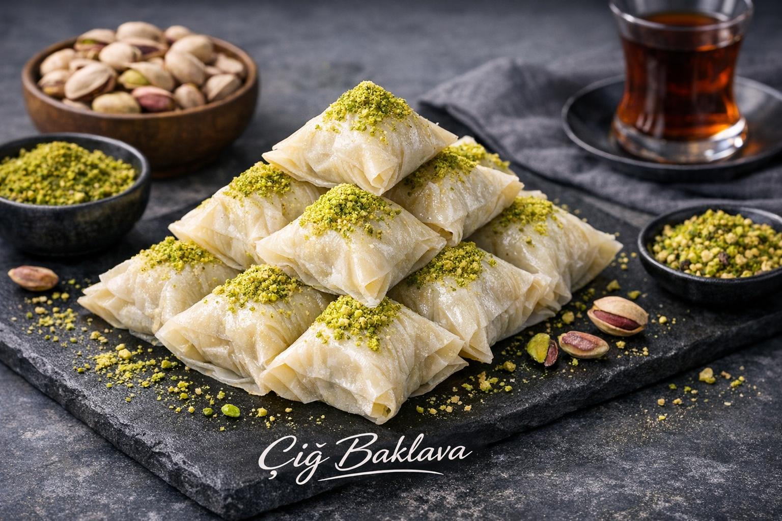 Raw Baklava - No-Bake Turkish Layered Dessert