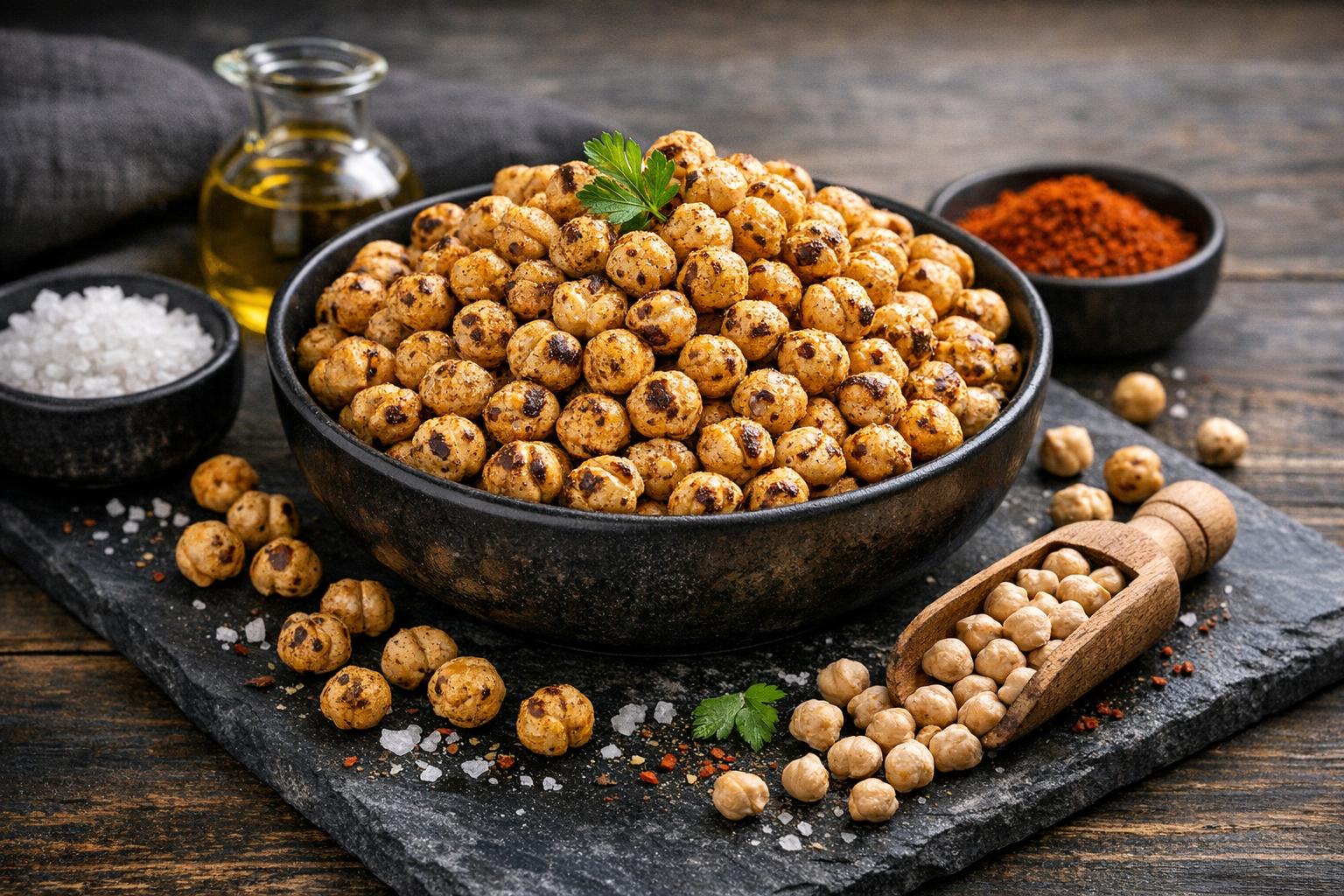 Knusprige Kichererbsen - Türkischer Leblebi Snack