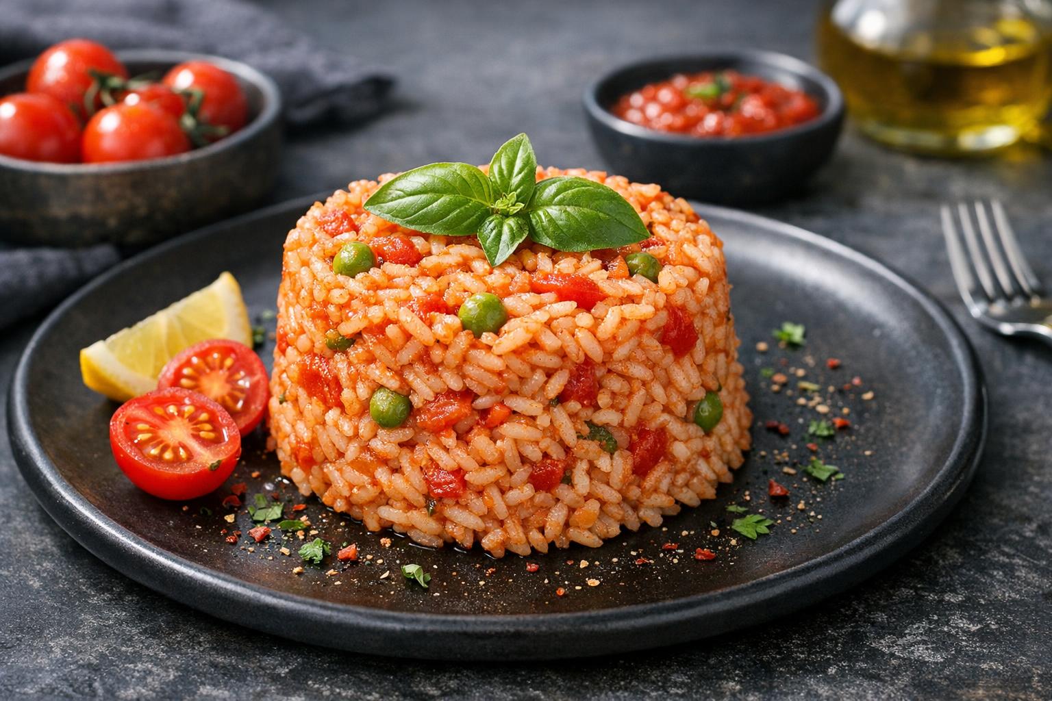 Turkish Tomato Rice Pilaf