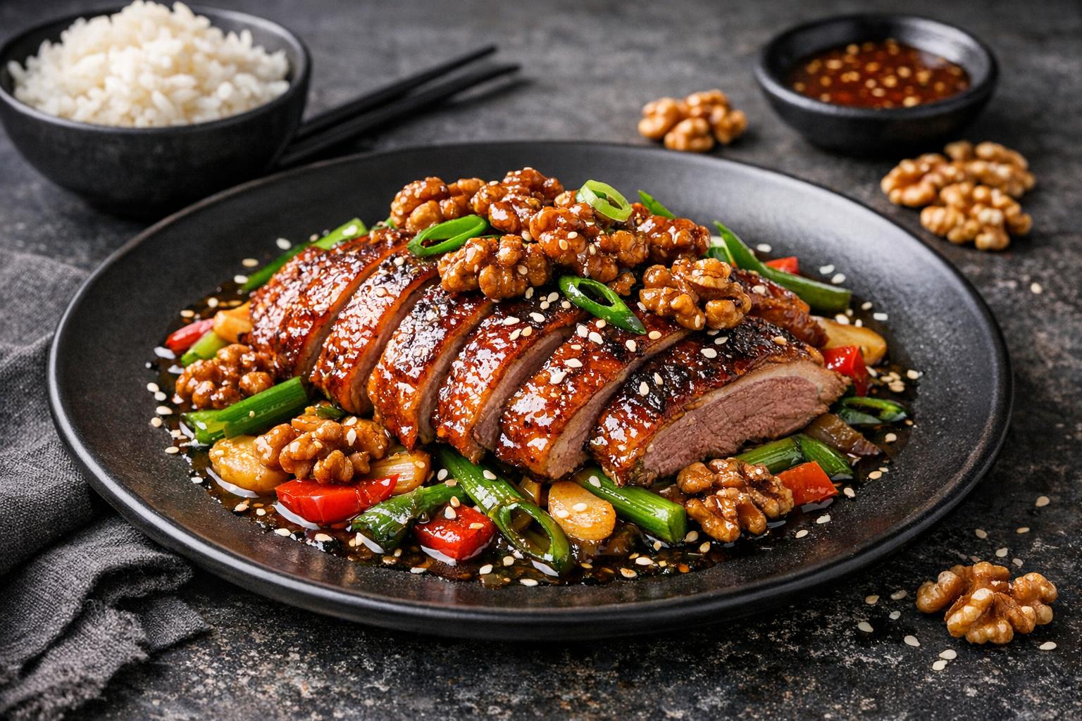 Ente in Walnusssoße - Türkisches Cevizli Ördek