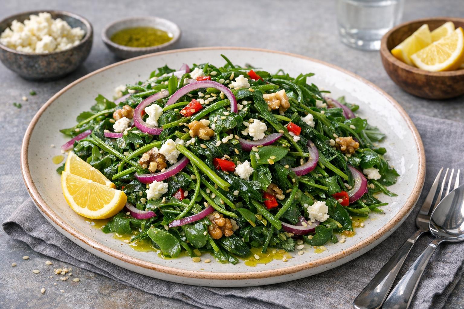 Ege Otu Salatası - Ägäischer Kräutersalat