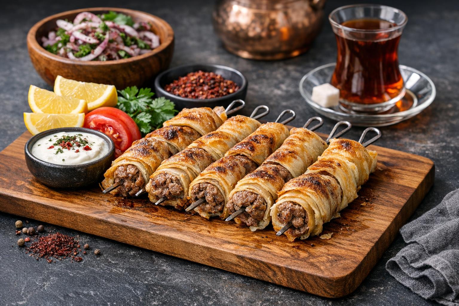 Erzurum Çağ Böreği - Rolled Spiral Börek with Cheese