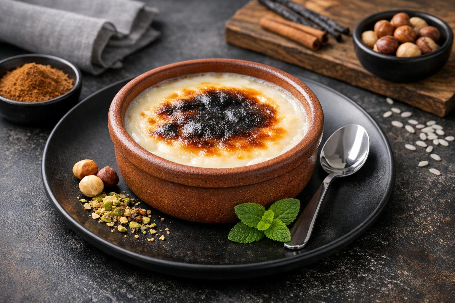 Turkish Baked Rice Pudding