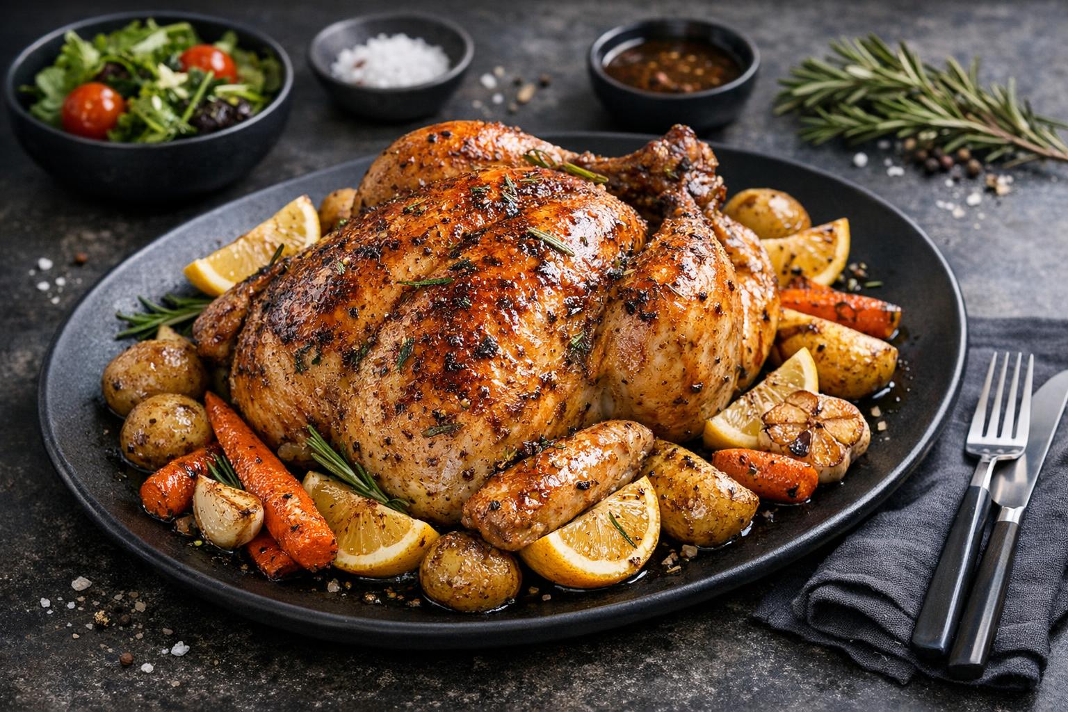 Turkish Roasted Chicken with Vegetables