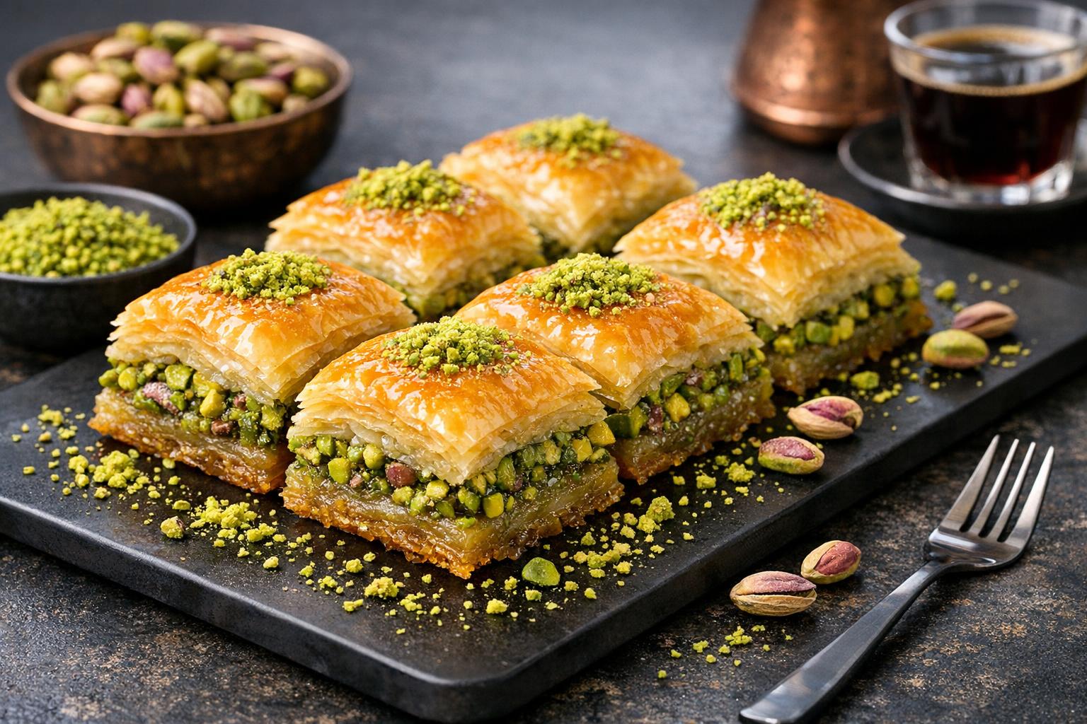 Turkish Pistachio Baklava