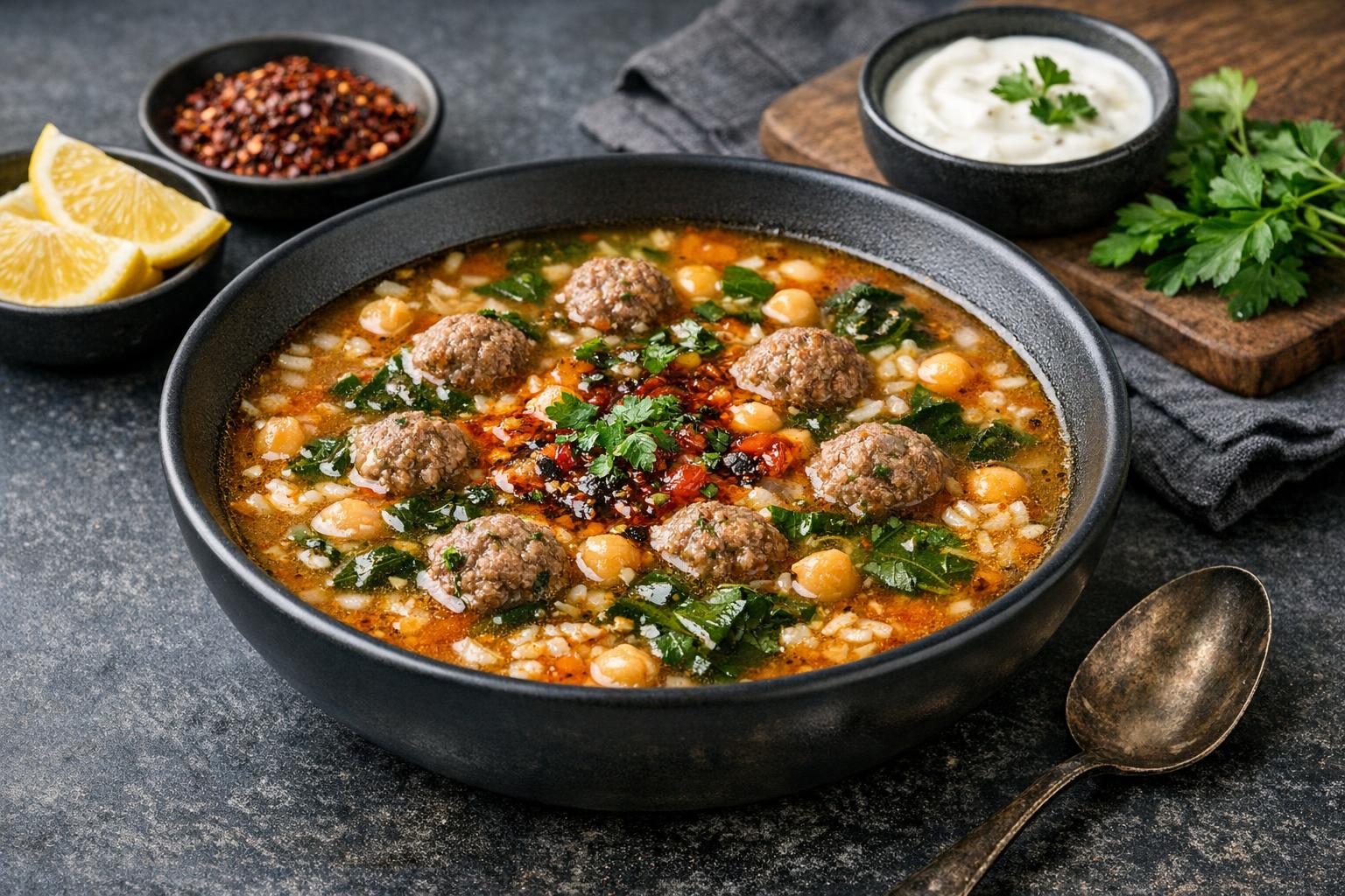 Gaziantep Sour Soup - Traditional Turkish Tart Lentil Soup