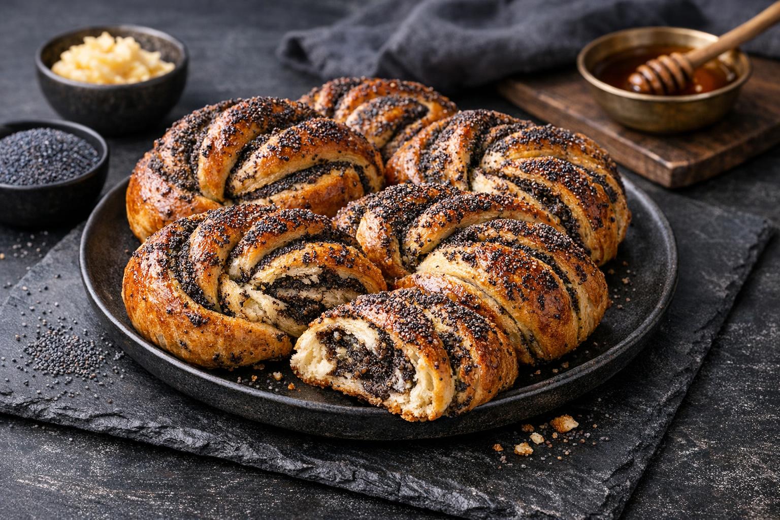 Turkish Poppy Seed Sweet Bread