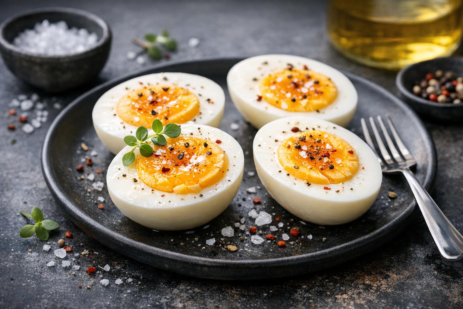 Türkische Gekochte Eier - Perfekt Zubereitet