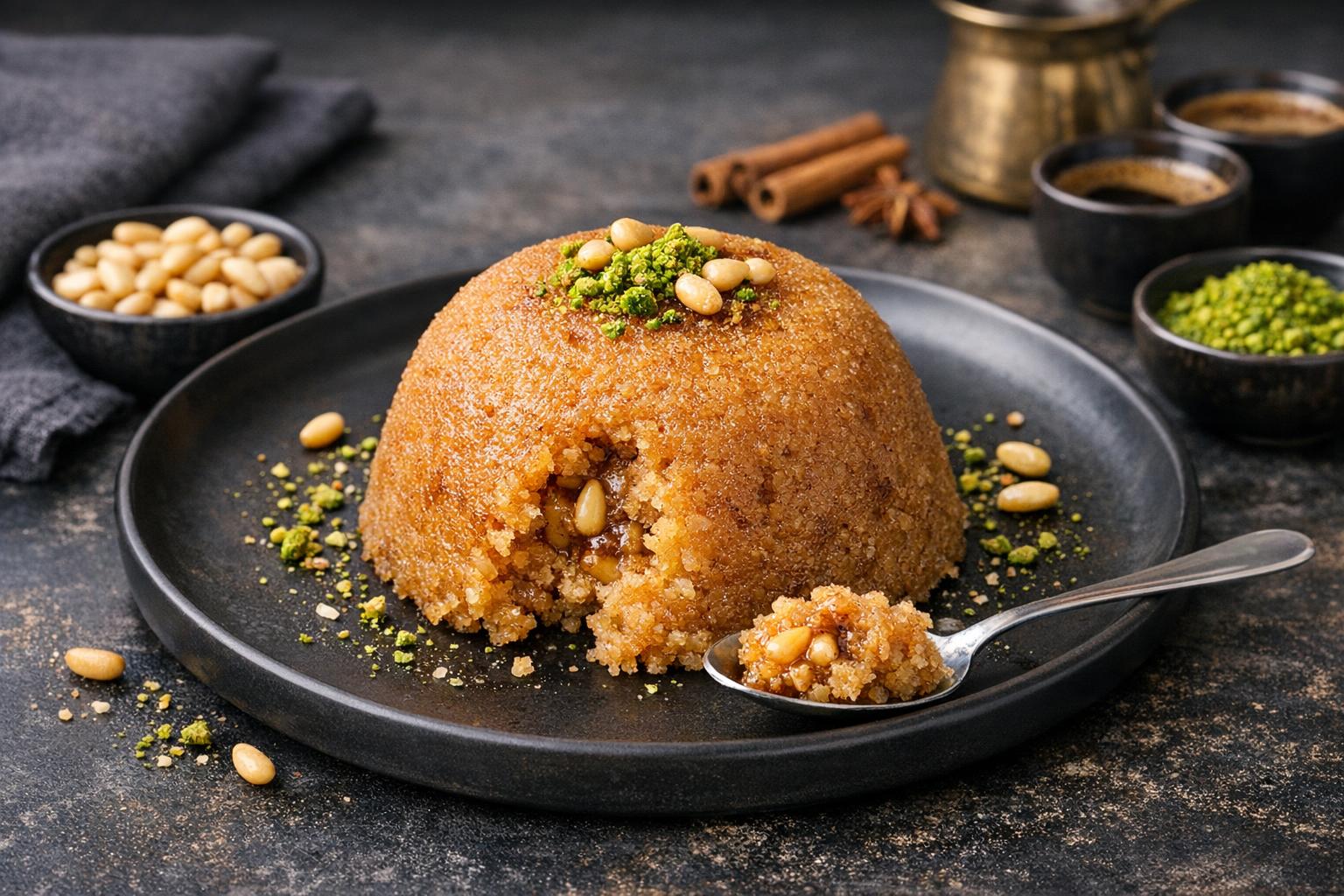 Turkish Semolina Halva
