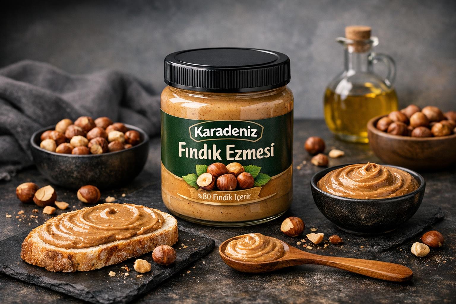 Karadeniz Fındık Ezmesi - Türkische Haselnusscreme aus dem Schwarzmeergebiet