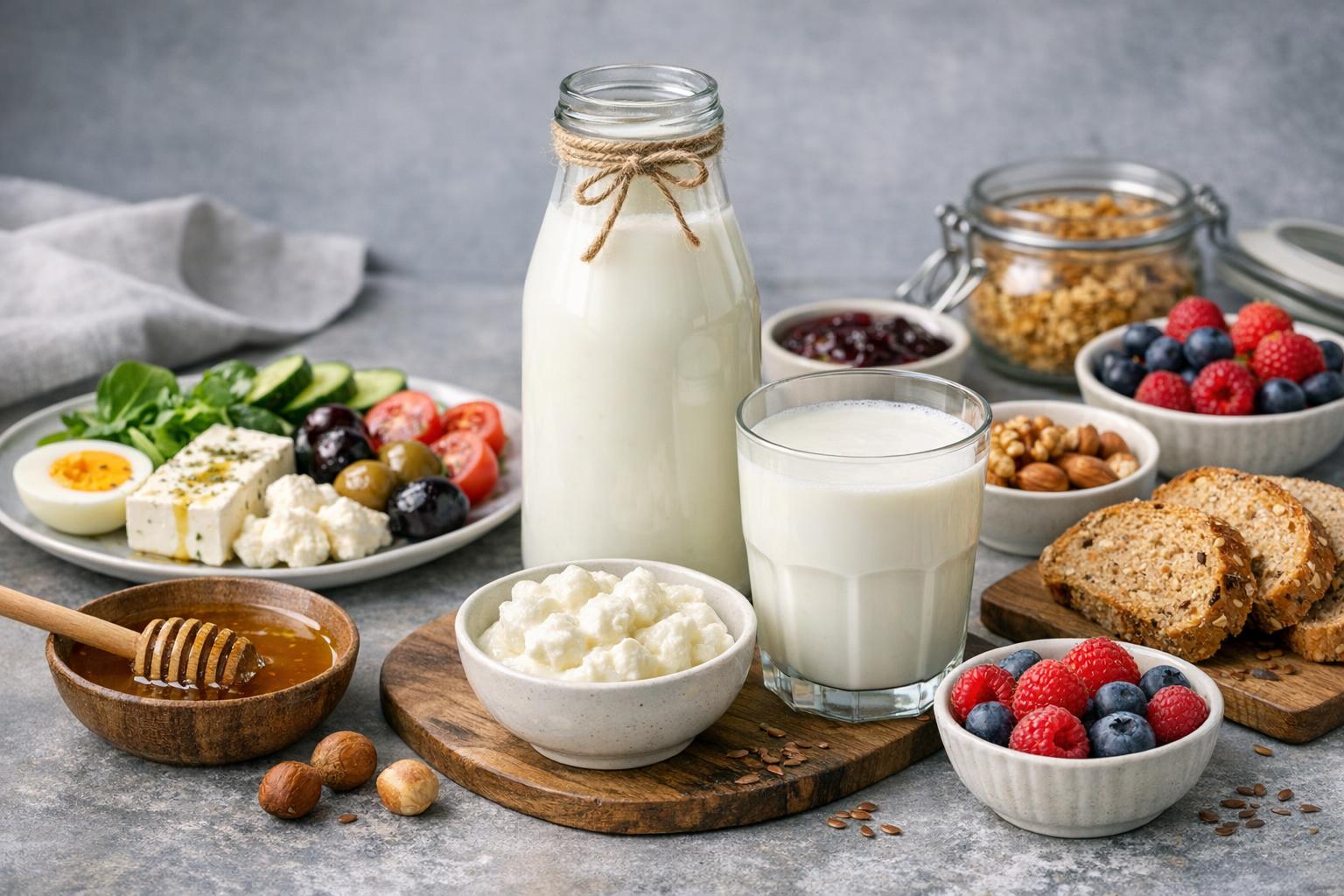 Kefir-Frühstück auf türkische Art