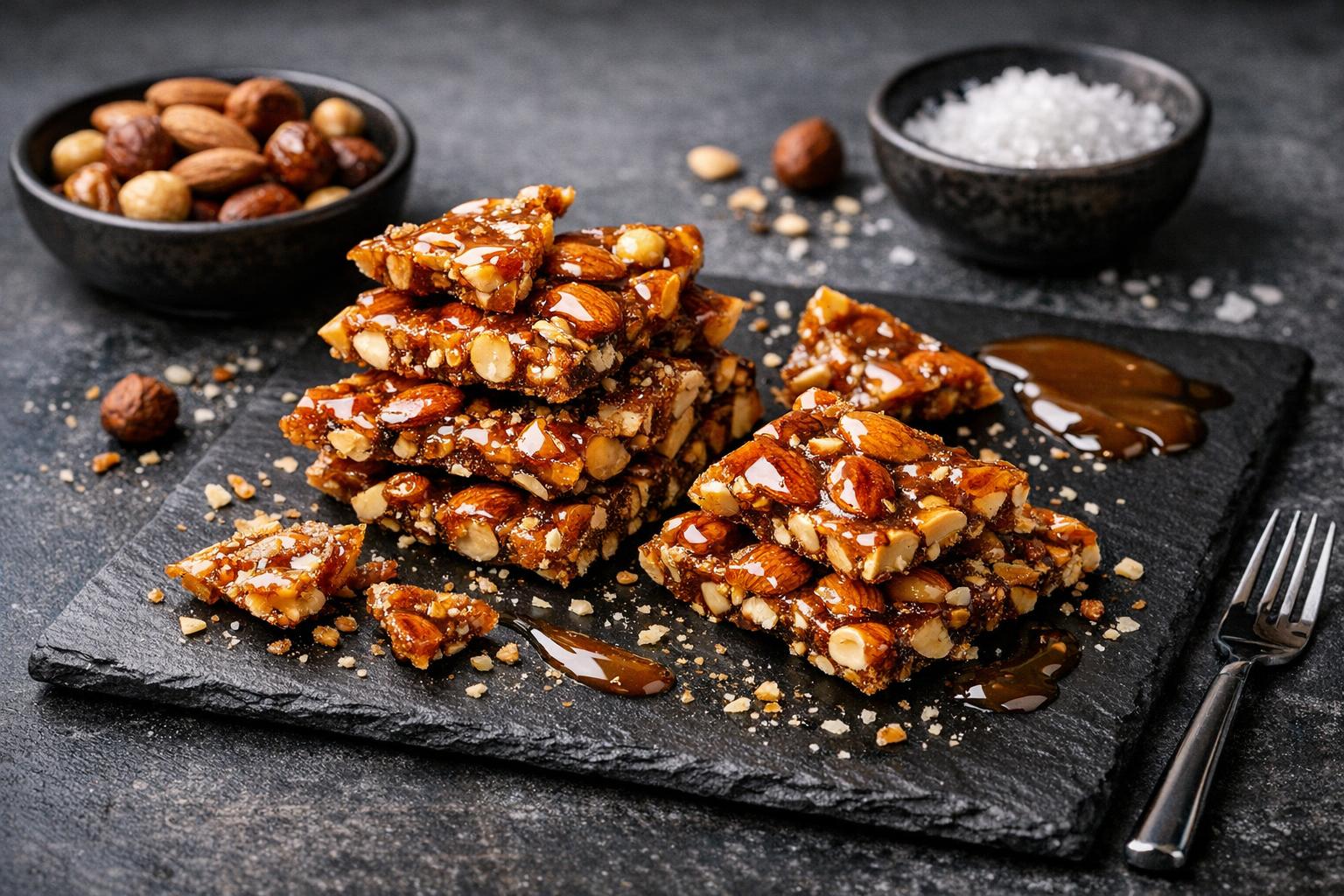 Turkish Crunchy Almond Brittle (Krokan)