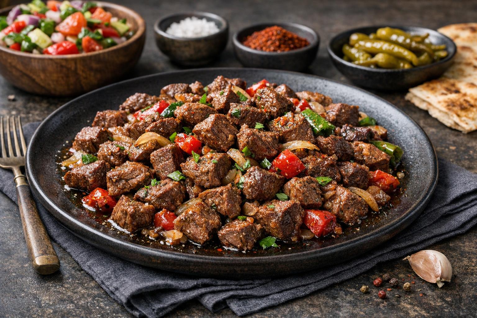 Turkish Diced Lamb Sauté