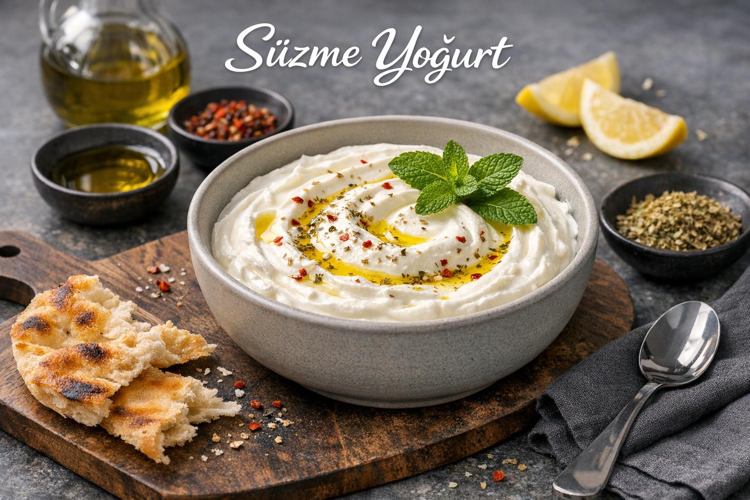 Turkish Strained Yogurt Cheese (Labneh)