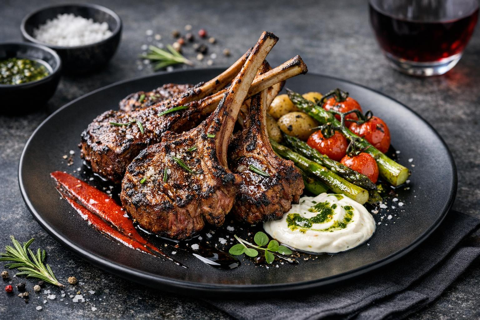 Turkish Spiced Grilled Lamb Chops