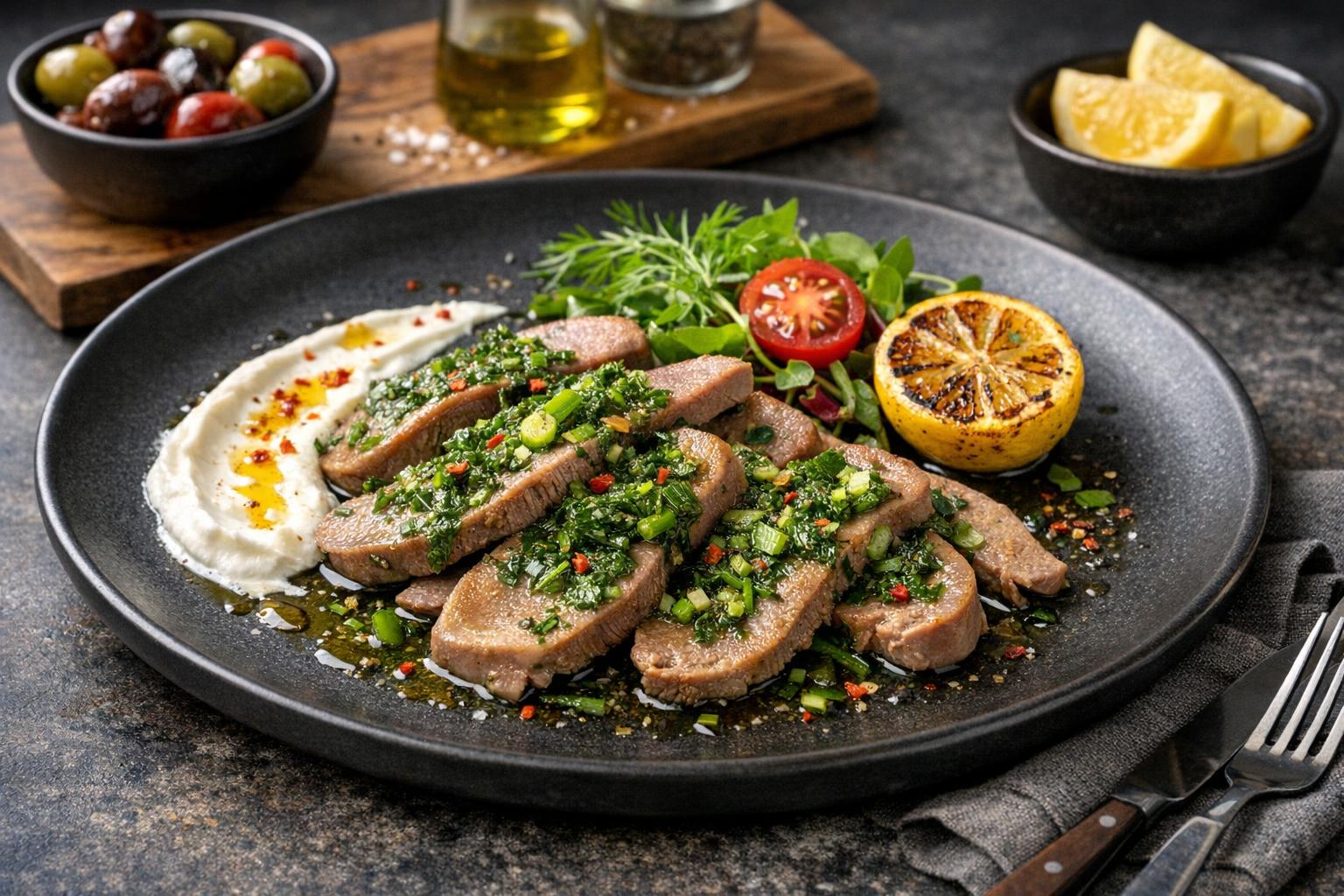 Lamm-Zunge mit Kräutern - Otlu Kuzu Dili