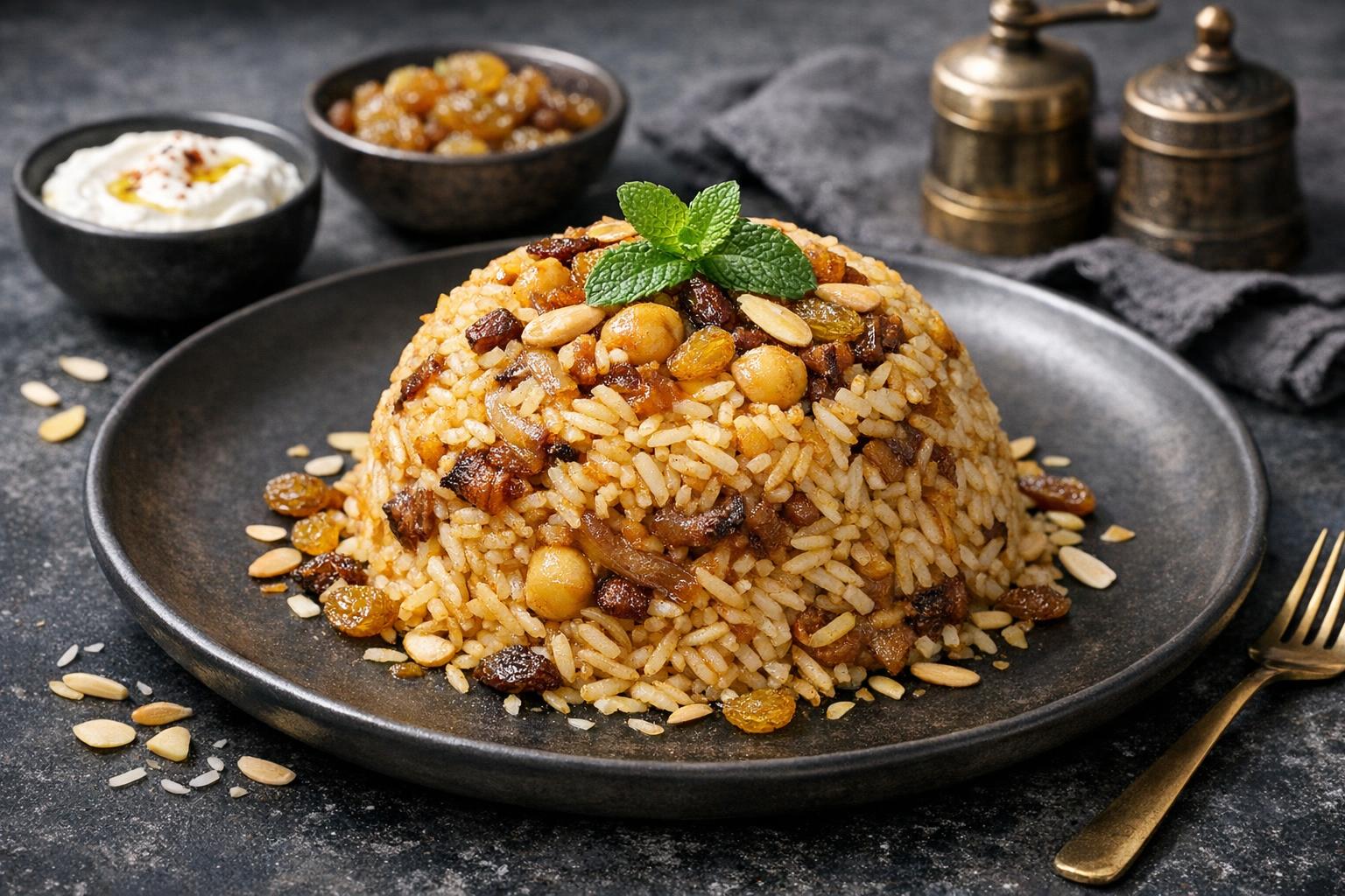 Muhammar Rice - Sweet Cinnamon Rice with Dates
