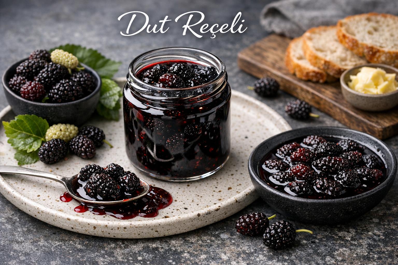 Türkische Maulbeermarmelade - Hausgemachte Dut Reçeli