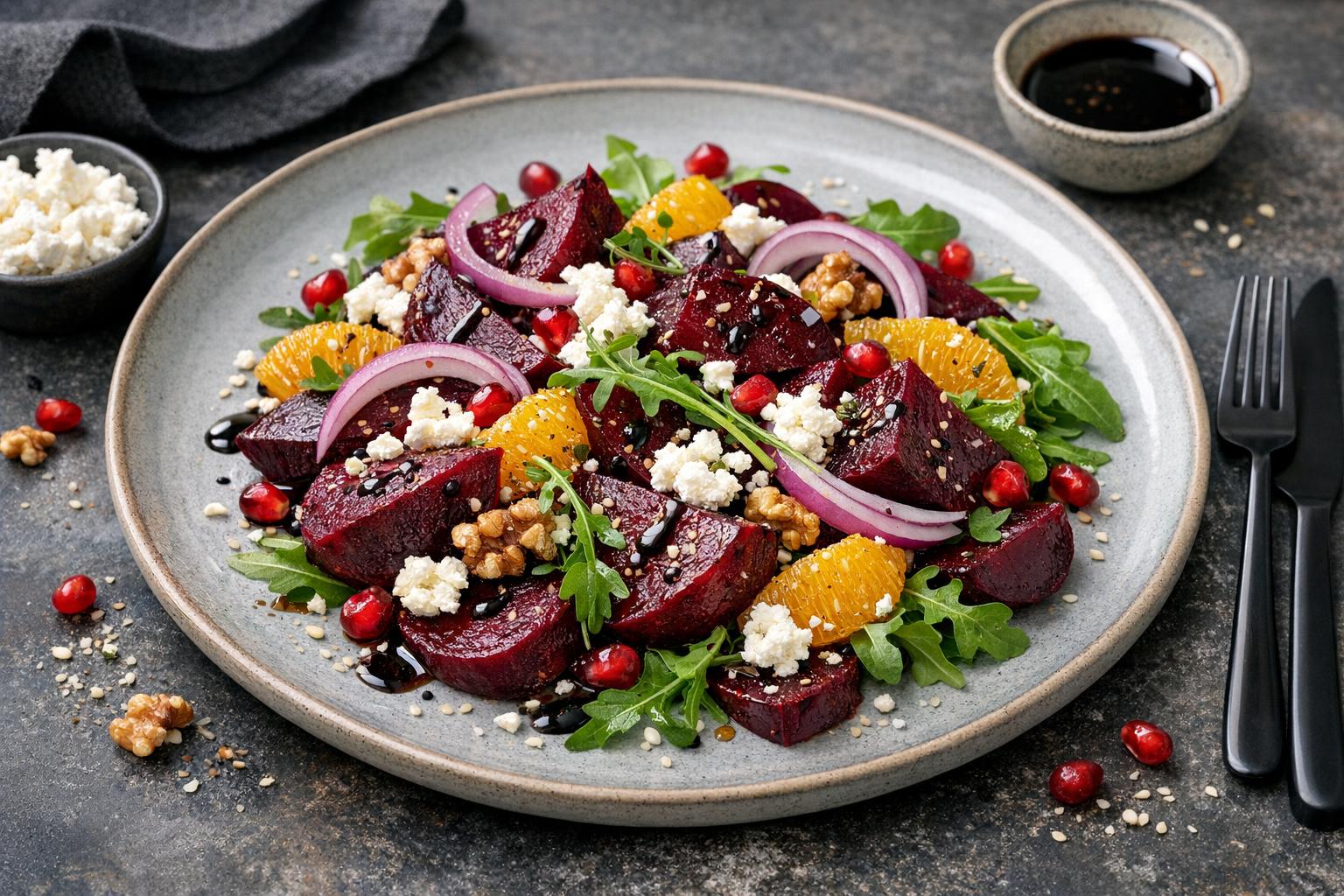 Turkish Beet Salad with Garlic and Yogurt