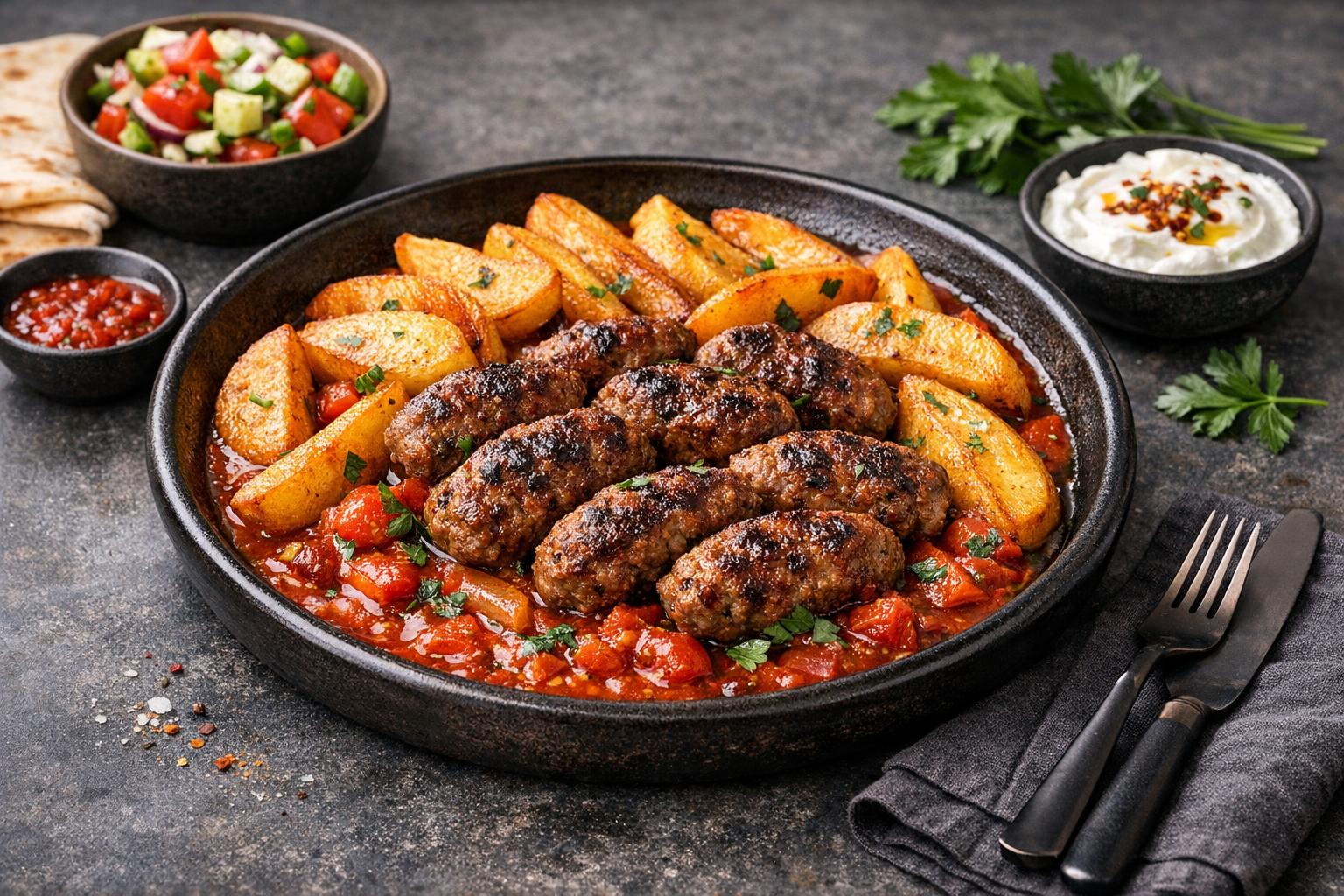 Turkish Potato Meatballs with Herbs and Spices