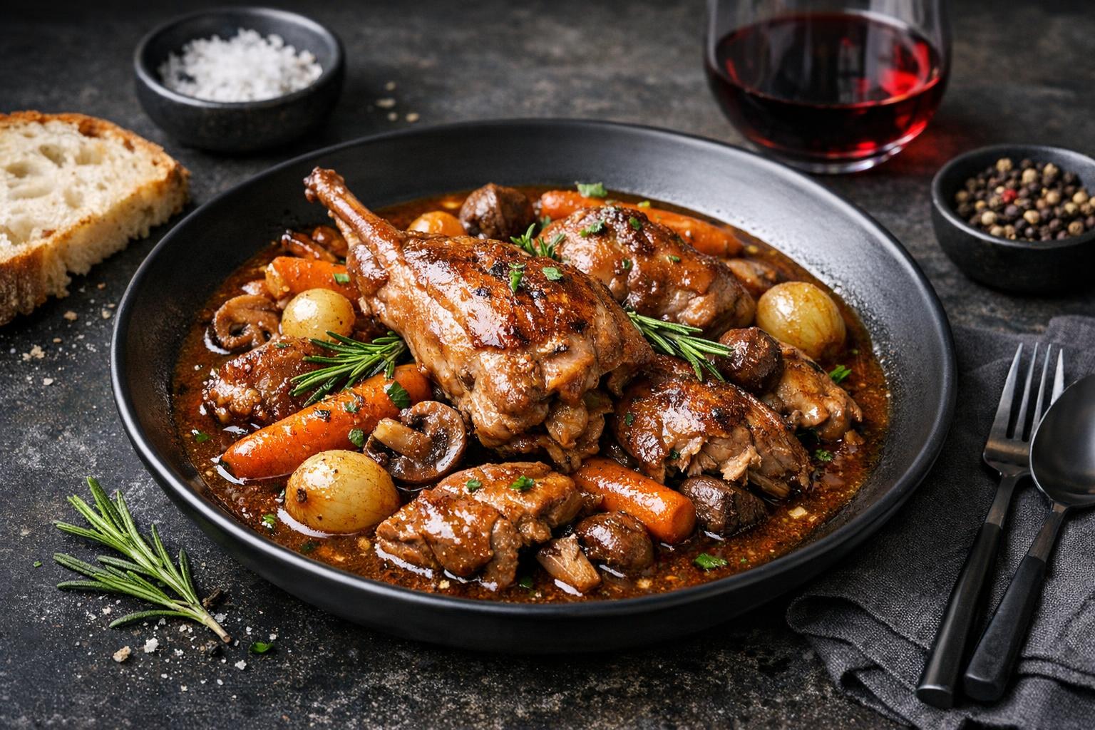 Türkischer Kanincheneintopf - Tavşan Yahnisi