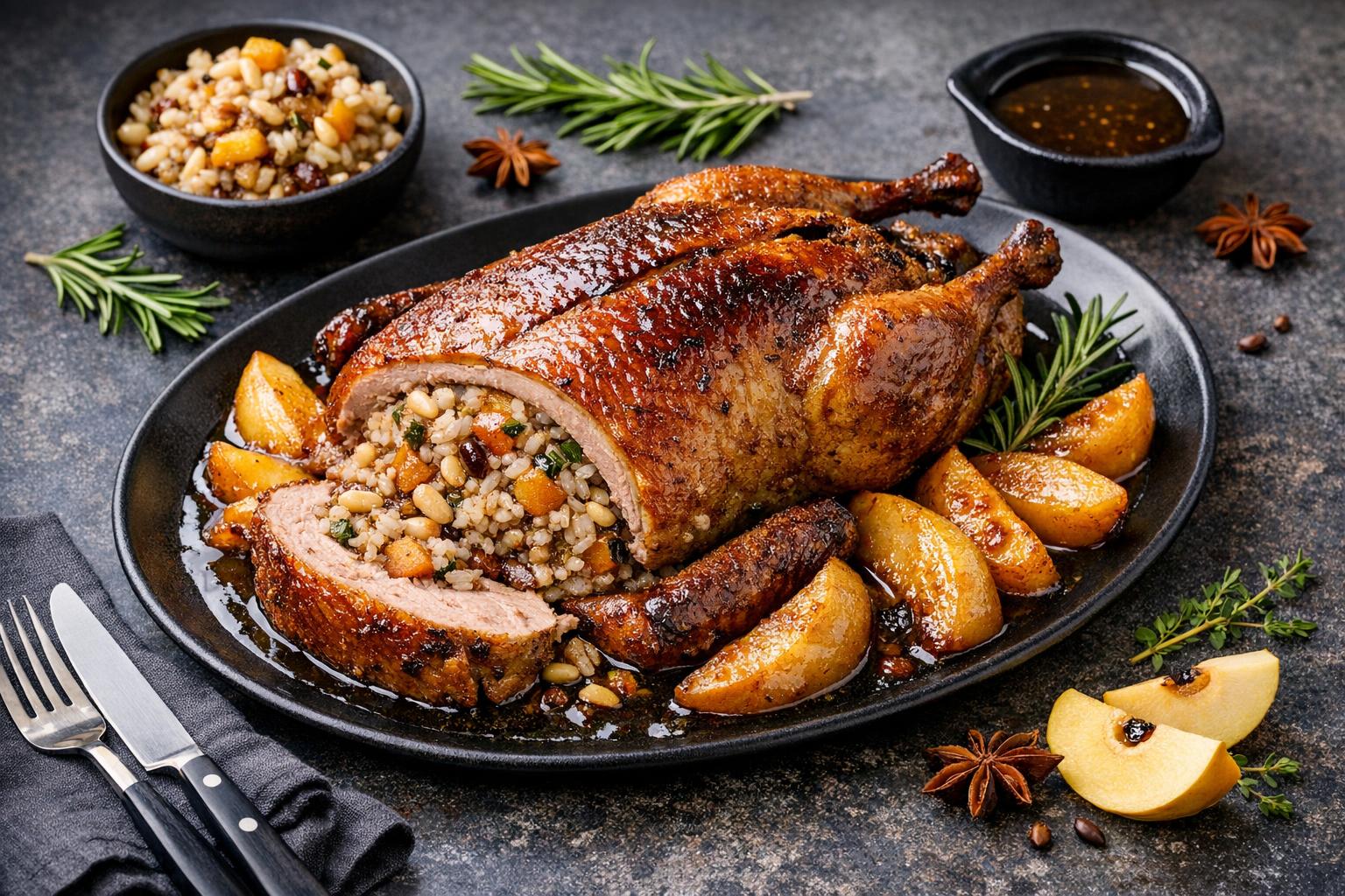 Türkische Gebratene Ente mit Quitten