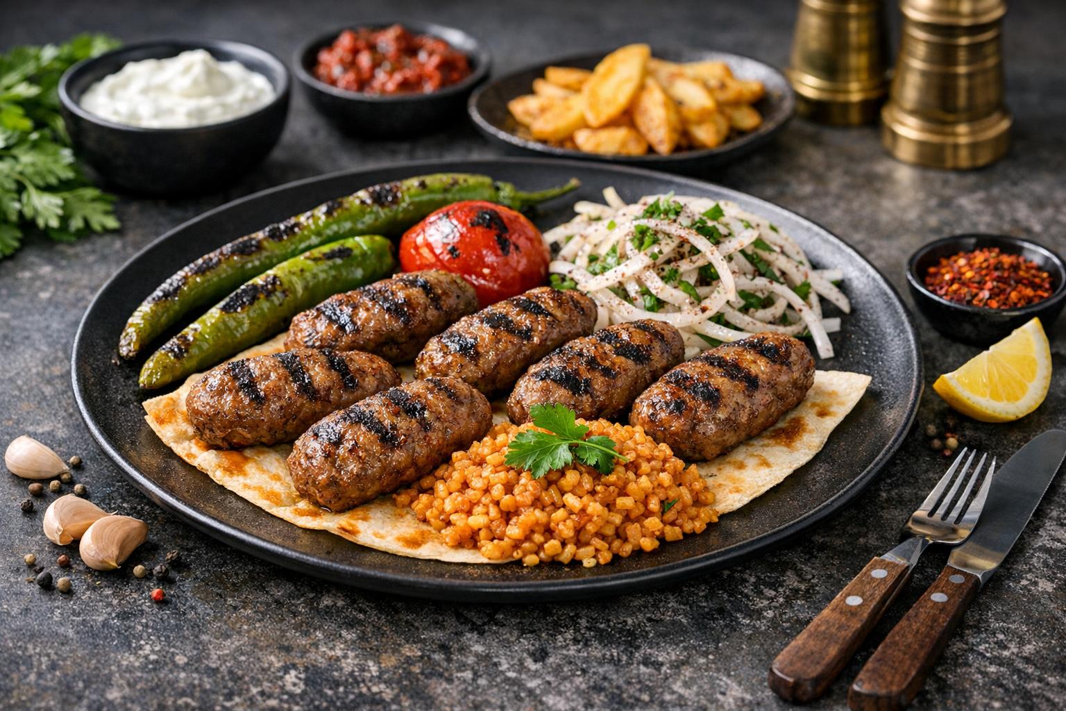 Sivas Köftesi - Turkish Spiced Meatballs with Bulgur