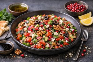 Antakya Salad - Spicy Turkish Mixed Vegetable Salad