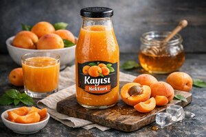 Turkish Apricot Nectar - Creamy Homemade Fruit Drink
