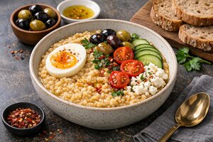 Turkish Bulgur Breakfast Porridge
