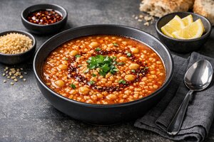 Traditional Turkish Bulgur Soup with Vegetables