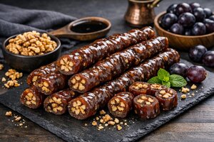 Turkish Walnut Sausage Rolls