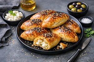 Turkish Cheese Pogacha - Fluffy Savory Pastry