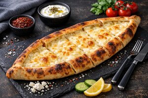 Turkish Cheese Stuffed Flatbread