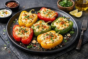 Turkish Cheese Stuffed Peppers