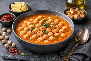 Turkish Chickpea Soup with Vegetables and Spices