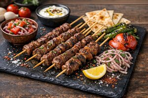 Turkish Lamb Skewers with Herbs and Spices