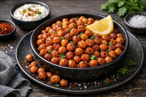 Turkish Crispy Roasted Chickpeas with Spices