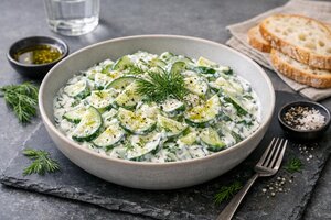 Turkish Cucumber Dill Salad - Fresh Summer Side Dish
